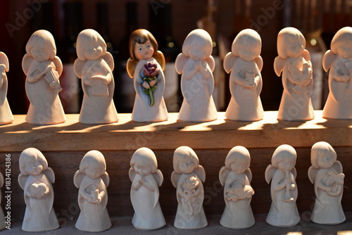 Weihnachtsschmuck am Christkindlesmarkt in Nürnberg 