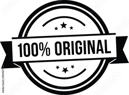 100 percent original stamp design for product authenticity and guarantee