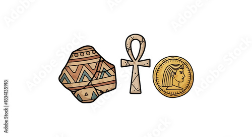 Ancient Egyptian Artifacts - A Collection of Historical Treasures.