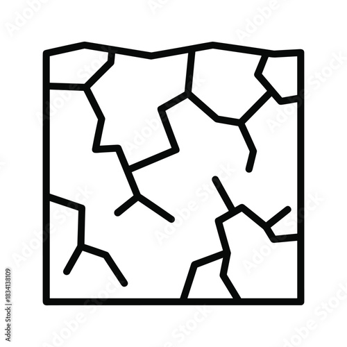 Cracked Surface Icon