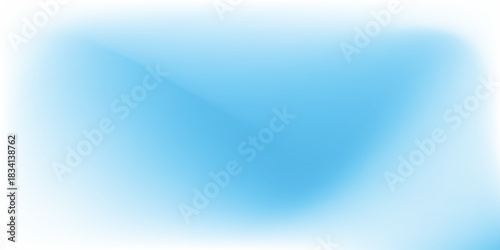 Modern pastel rainbow. Light blue and white vector banner. Pastel gradient sky pattern. Abstract illustration eps 10.