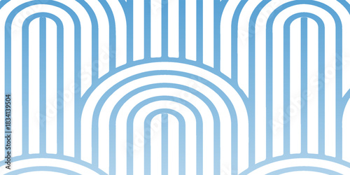 Abstract Blue Pattern of Intertwined Lines and Curves for Modern Background Design and Texture.vector illustration