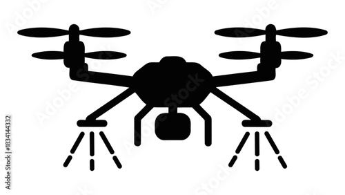 Modern smart drone sprayers automating aerial spraying operations for efficient and precise farming practices