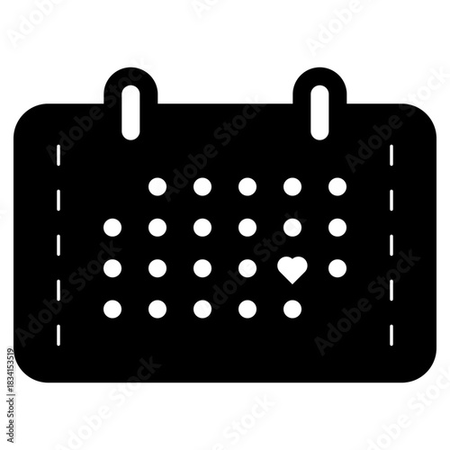 honeymoon calendar schedule icon