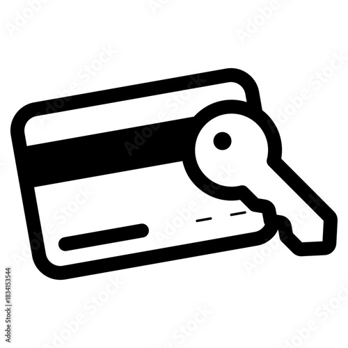 hotel card key icon