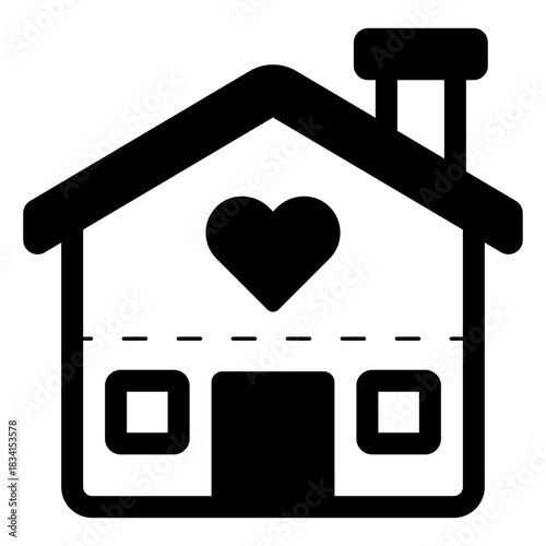 lovely house icon