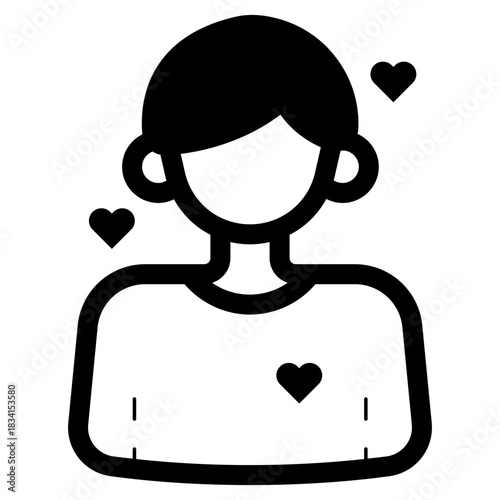 man in love icon