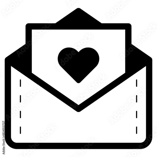 wedding invitation envelope icon
