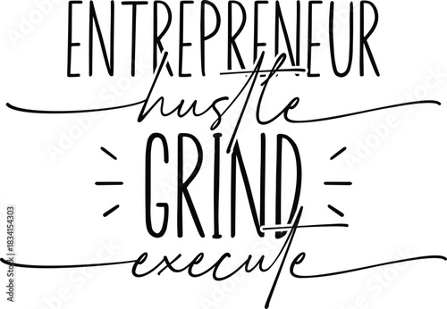 Entrepreneur SVG, Boss Babe, Hustle PNG, Business Quotes