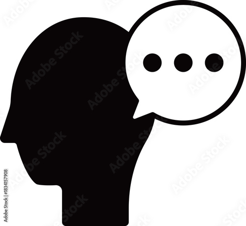 アシスタントのアイコン　モノトーン