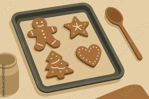 North Pole Icon Set. North Pole helpers. Filled icon set of North Pole helpers: elf figure, reindeer antlers,