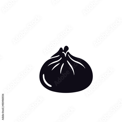 shushi icon black and white vector design 