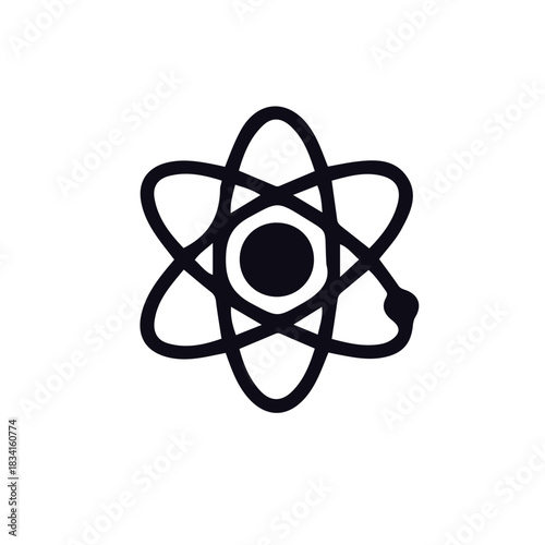  Electricity,battery power Icon black and white vector design 