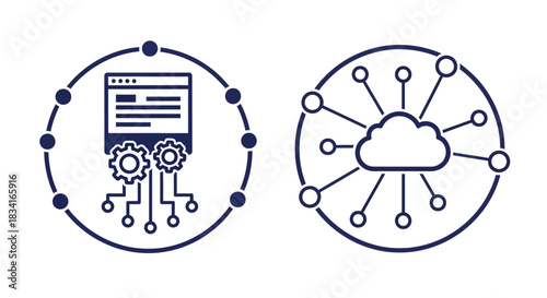 Cloud computing and automation technology network connections