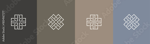 Letter X and Plus Logo Concept sign icon symbol Element Design. Cross, Hospital, Clinic, Health Care Logotype illustration template