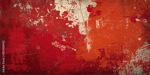 Abstract red and black grunge texture with heavy layer of distressed, scratched and splattered paint. lighter aqua tones with mysterious, atmospheric, and ethereal feel. Teal Color Wall Decorative.