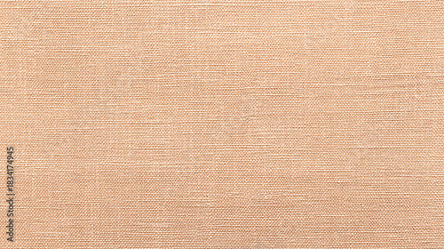 Cotton fiber weave with pale coffee hue delicate organic pattern minimalist plain background for projects.