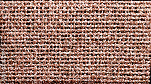 Cotton fiber weave with pale coffee hue delicate organic pattern minimalist plain background for projects.