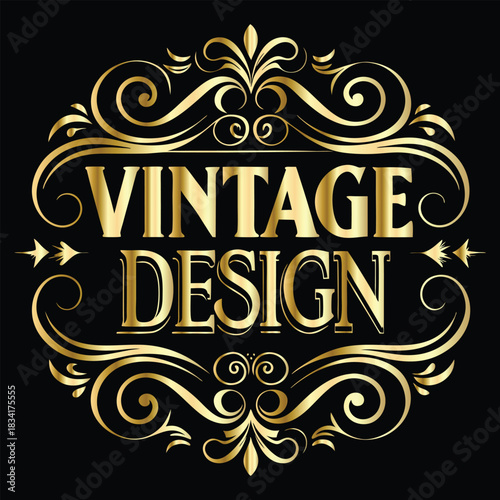 Vector set of gold vintage frames. Elegant element for design in Eastern style, place for text. Floral golden border. Lace illustration for invitations and greeting cards.