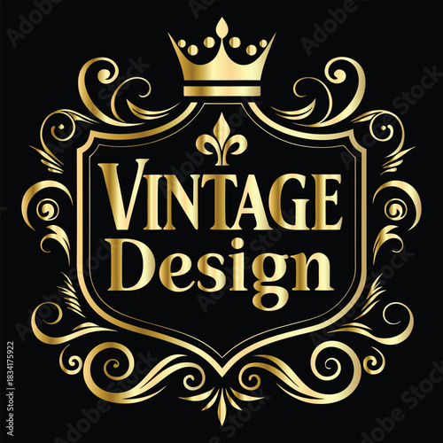 Vector set of gold vintage frames. Elegant element for design in Eastern style, place for text. Floral golden border. Lace illustration for invitations and greeting cards.