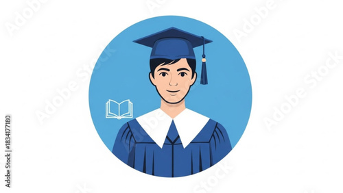 Graduation achievement success student education academic cap gown university study knowledge learning 100 char