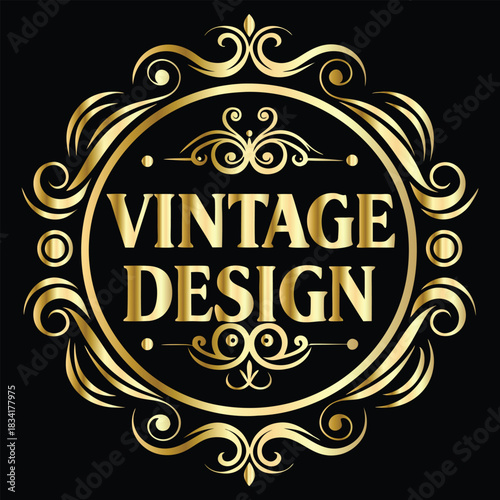 Vector set of gold vintage frames. Elegant element for design in Eastern style, place for text. Floral golden border. Lace illustration for invitations and greeting cards.