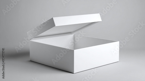 An open blank box against a subtle gradient