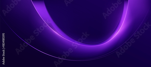 Modern abstract purple wave on dark background,tech banner, corporate business concept, hi-tech abstract background, vector illustration for business or presentation