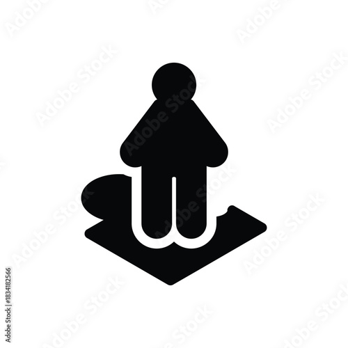 human resource solid icon vector design good for web or mobile app