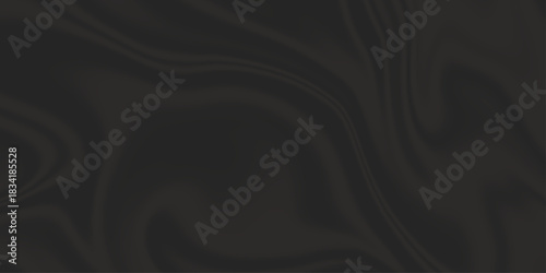 Abstract black fabric cloth wave or wavy folds texture. Abstract background luxury cloth or liquid wave silk satin background. Black liquid marble texture with natural pattern for background .
