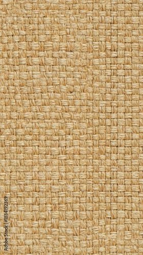 Natural woven jute fabric texture