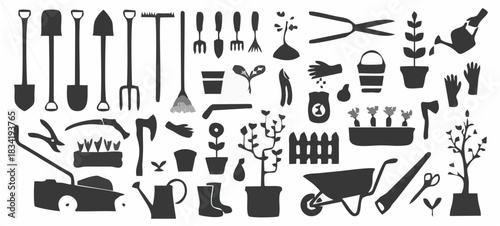 Gardening and farming tools s...