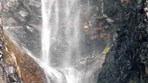 waterfall in the forest, Onake Abbi Falls, Agumbe