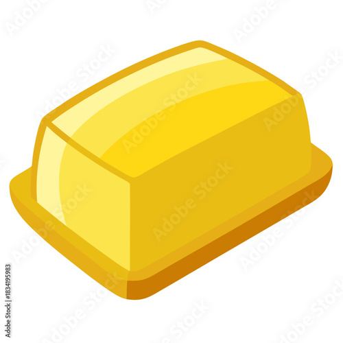 gold bar isolated on white