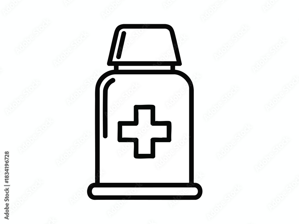 Obraz premium Medicine Bottle Icon