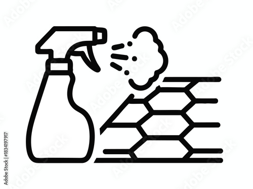 Spray Bottle Cleaning Hive