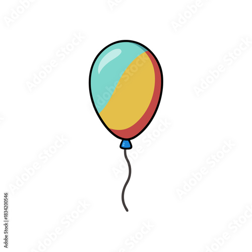 hot air balloon isolated