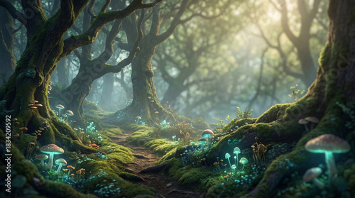 Enchanted Mystical Forest