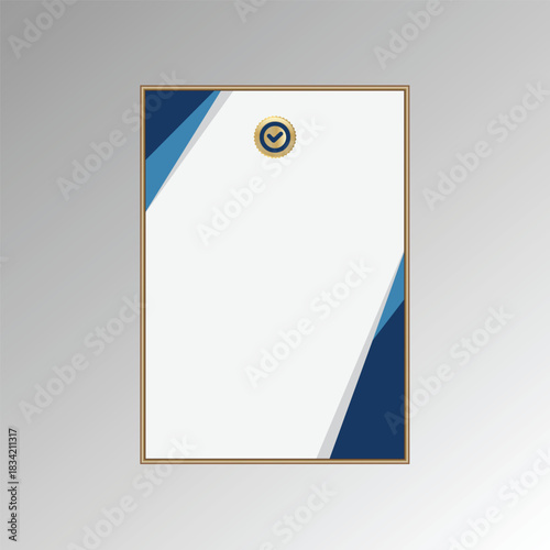 Flat Certificate Design