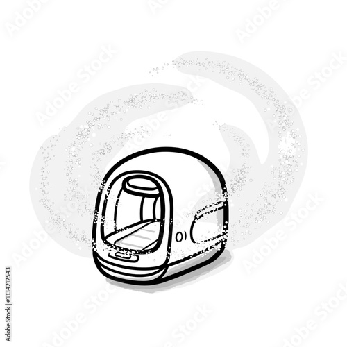 Abstract medical research and dna analysis with innovative design  