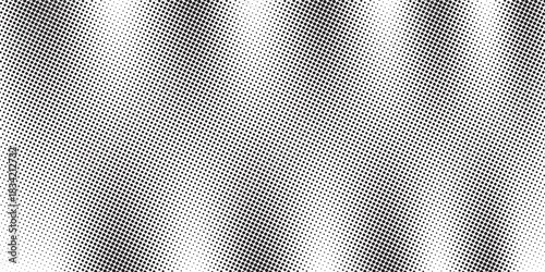 Grunge halftone gradient background. Faded grit noise texture. White and black sand wallpaper. Retro pixelated backdrop. Anime or manga style comic overlay.