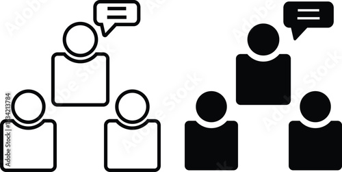 Expert opinion icon. Authority and knowledge signs. Consultation and Advice sign. Professional consultation symbols. Knowledgeable Guidance Icons