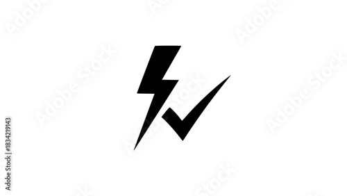 Rapid result black white icon