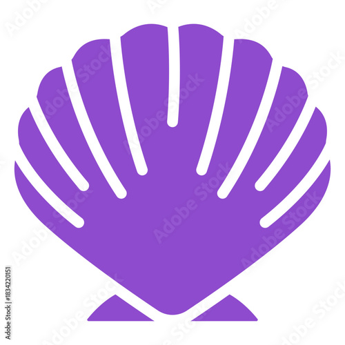 Closed oyster purple