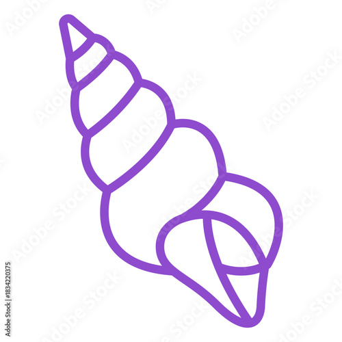 Seashell whelk stroke