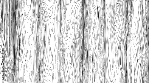 Wood grain seamless pattern sketch hand drawn vertical lines texture. Vector illustration
