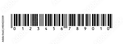 Barcode isolated on white background PNG
