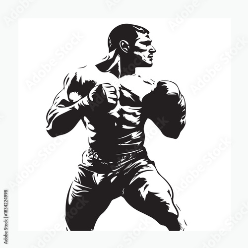 silhouette of a young man