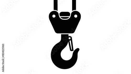 Magnet Lifting Oil Drop Icon – Industrial Pickup Equipment Vector Illustration