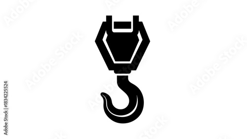 Magnet Lifting Oil Drop Icon – Industrial Pickup Equipment Vector Illustration